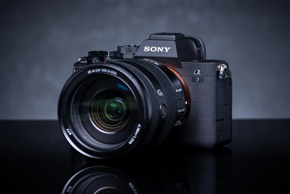 Sony a7 IV camera. Body-only recommendation: any pictured interchangeable lens or accessory is not included.